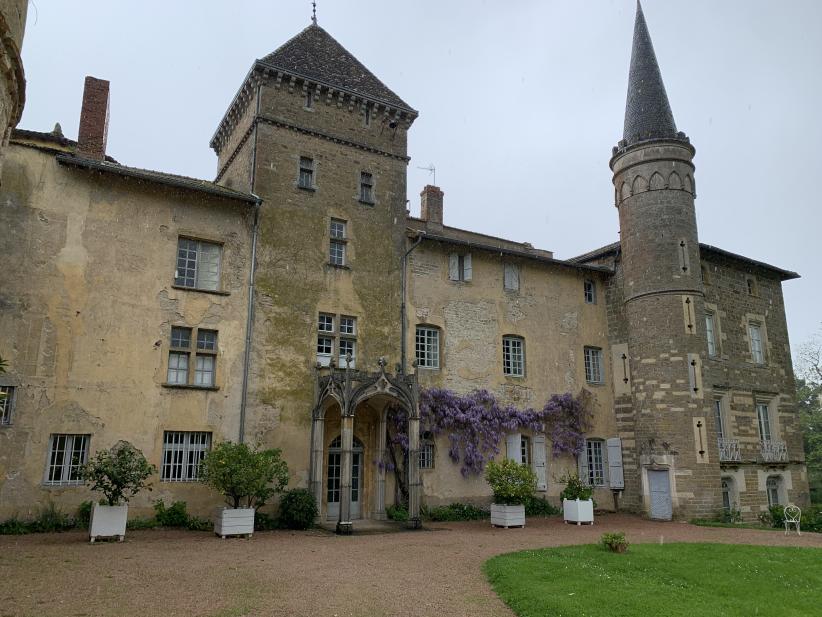 Devanture du château d'Alphonse de Lamartine