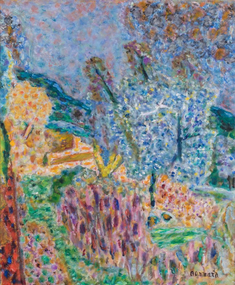 Pierre Bonnard, Le jardin au Cannet 1945