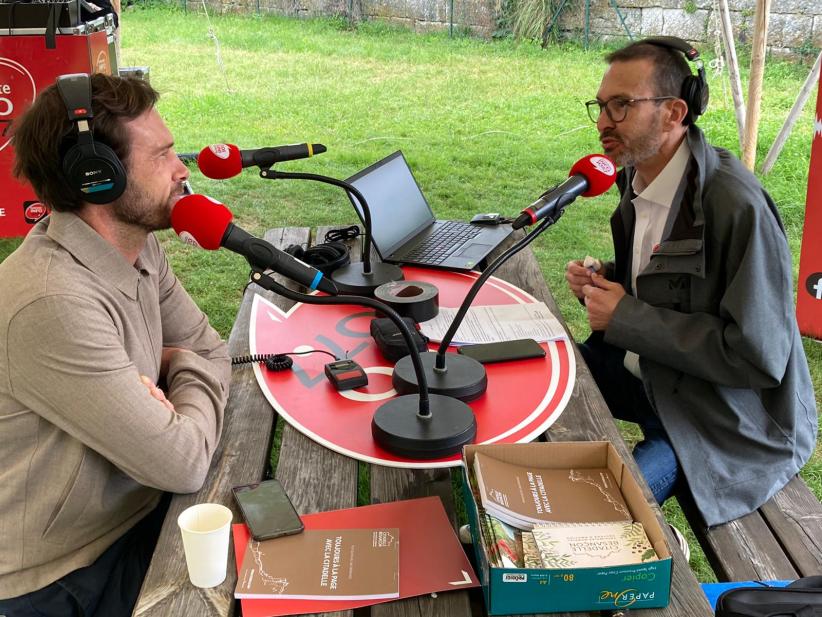 Alexandre Arnodo Directeur Citadelle + Gaëlle Cavalli, Responsable valorisation du Monument Vauban 