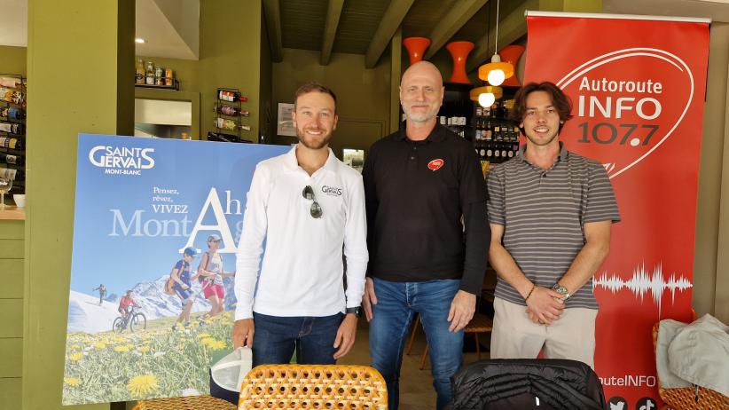 Stephen Roux, directeur Montagn’hard & Erwan Bibollet, moniteur VTT 