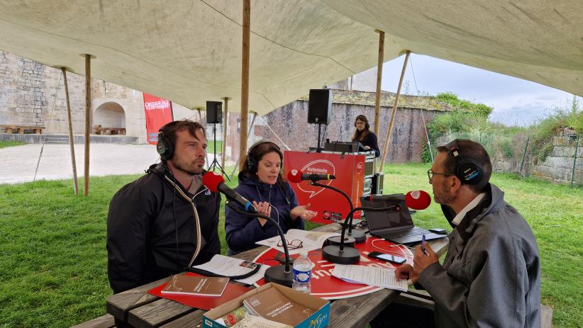 Aurélie Carré, conservateur Musée comtois & Muséum d’Histoire Naturelle, commissaire expo Dessine-moi ta planète & Alexandre Arnodo Directeur Citadelle 