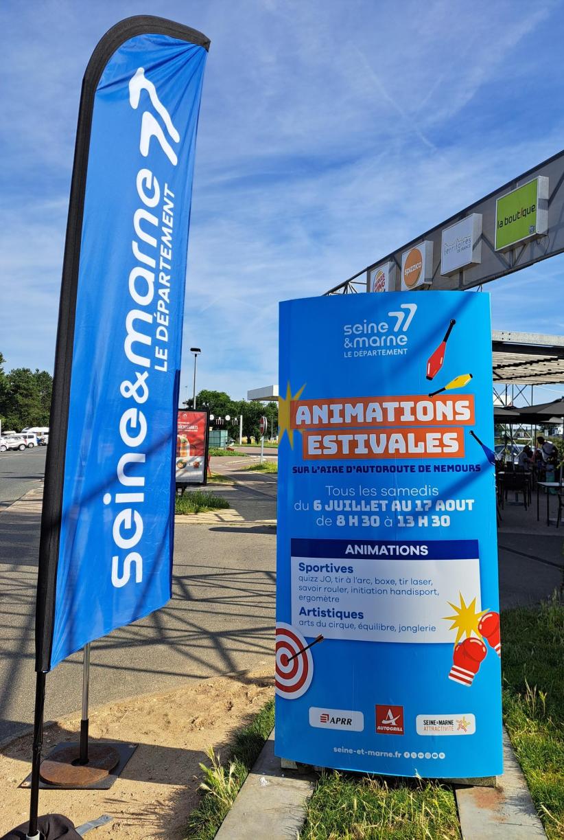 Animations DPT Seine-et-Marne / AIRE de NEMOURS 2024