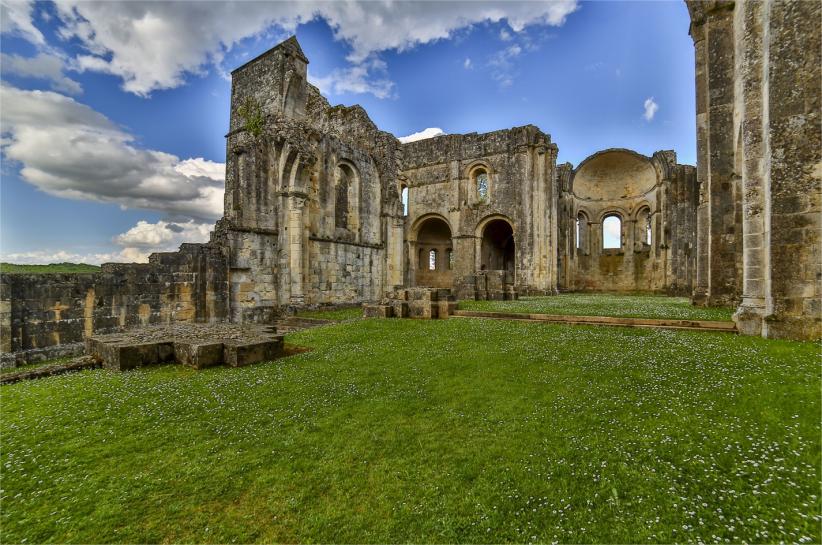 Abbaye de la Sauve-Majeure, église abbatiale, abside et absidioles nord