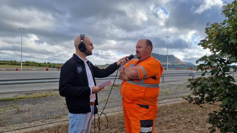 Bruno Robert, patrouilleur au viaduc de Millau