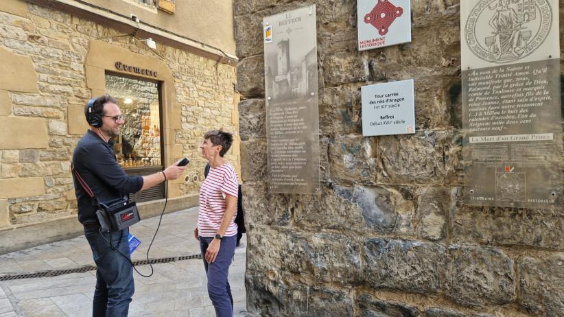 Françoise Galès, chargée de mission pour l'Inventaire du patrimoine de la ville de Millau