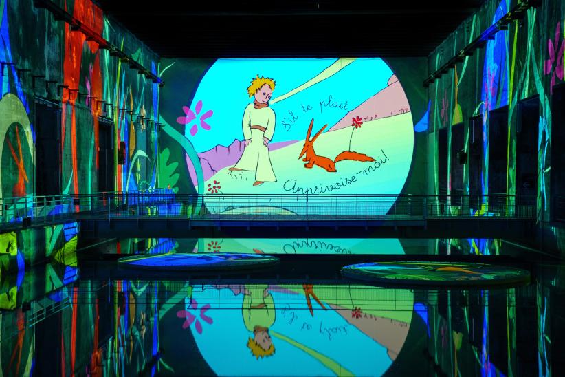 "Le petit prince, l'odyssée immersive" expo bassin des lumières de Bordeaux