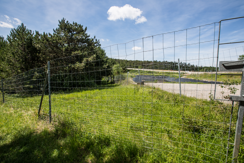 Clôtures sur l'aire du Rossignol