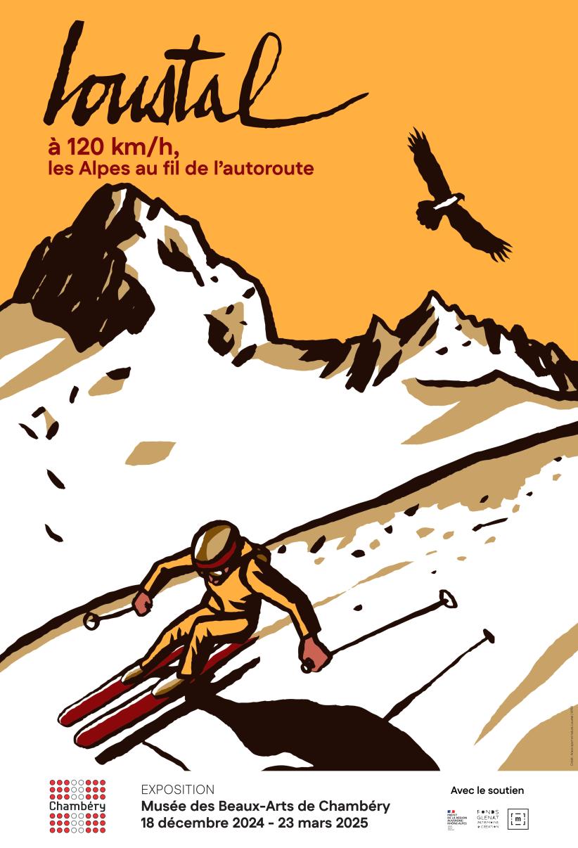 Affiche de l’exposition, panneau Aravis sport et nature