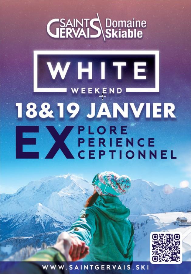 L'affiche du white week-end