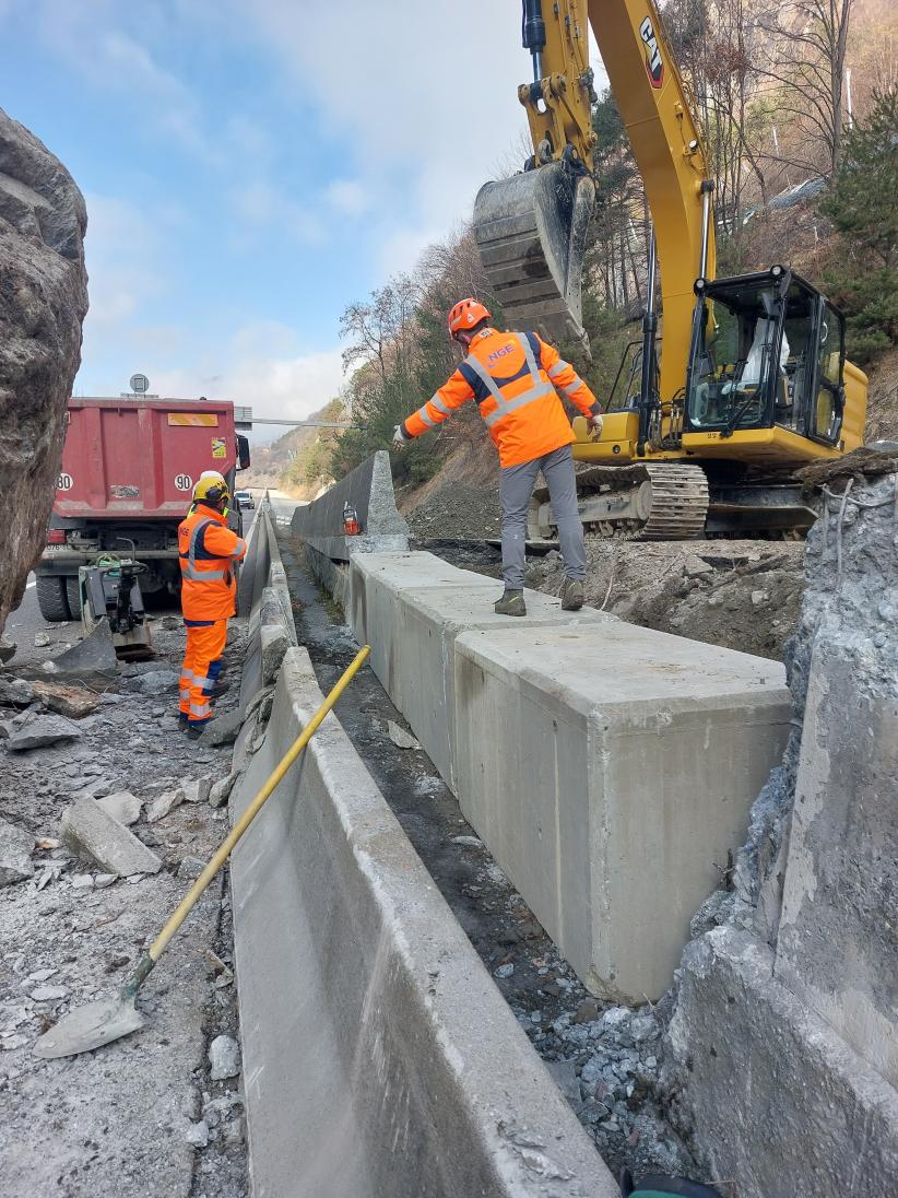 Remontage soutènement entre RD et RN90