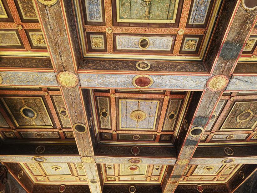 plafond à caisson du château d'Ancy-le-Franc