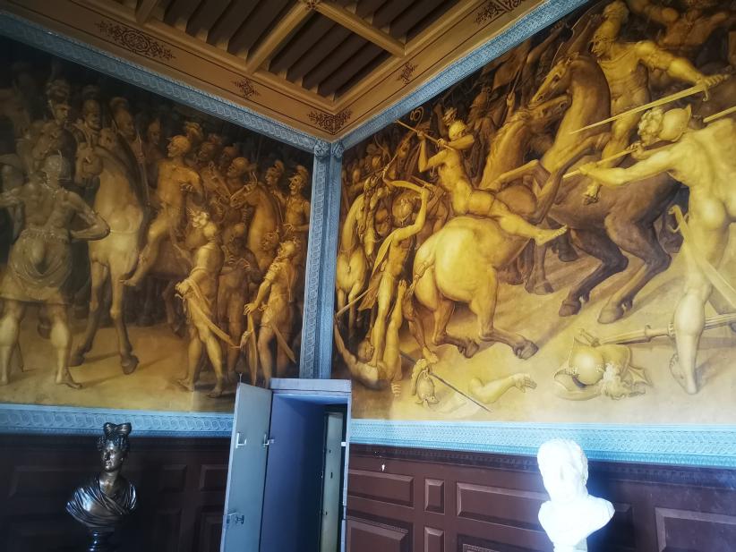 peinture murale de la bataille de Pharsale