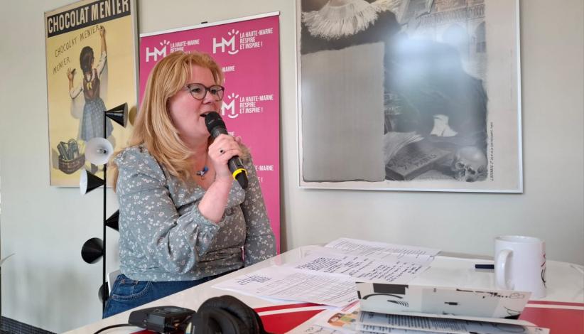 Anne Braud, guide touristique de l'OT de Chaumont
