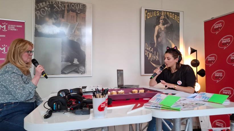 Anne Braud, guide touristique à l'office de Tourisme de Chaumont
