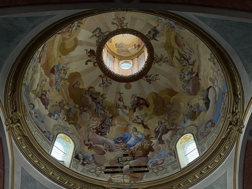 Coupole sanctuaire Notre-Dame-de-la-Vie