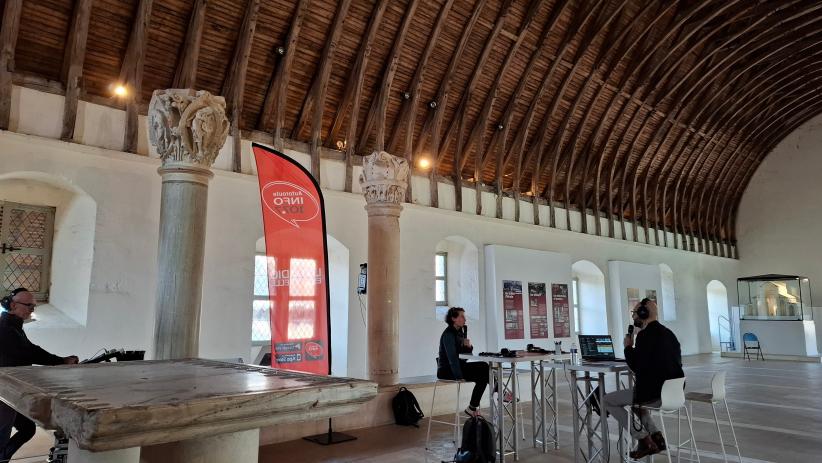 Virginie Goutayer, administratrice de l'abbaye de Cluny @Autoroute INFO