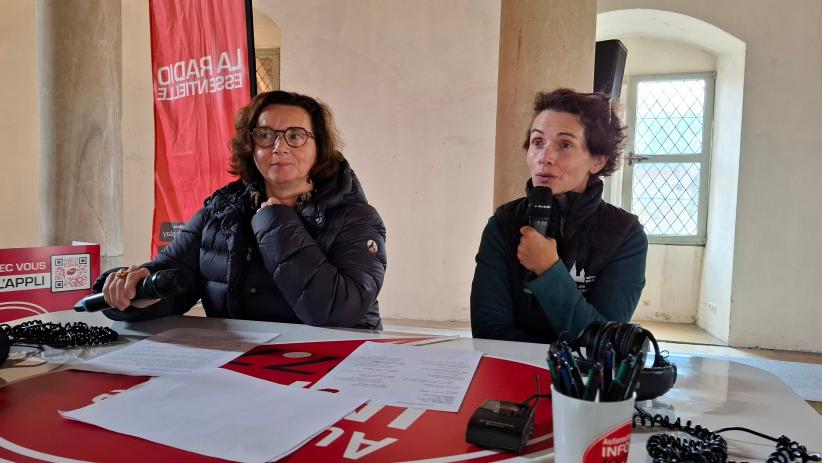 Isabelle Hasselin et Virginie Goutayer