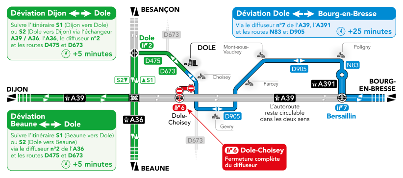 Schéma de déviation diffuseur 6 1609
