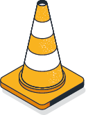 Cône de chantier