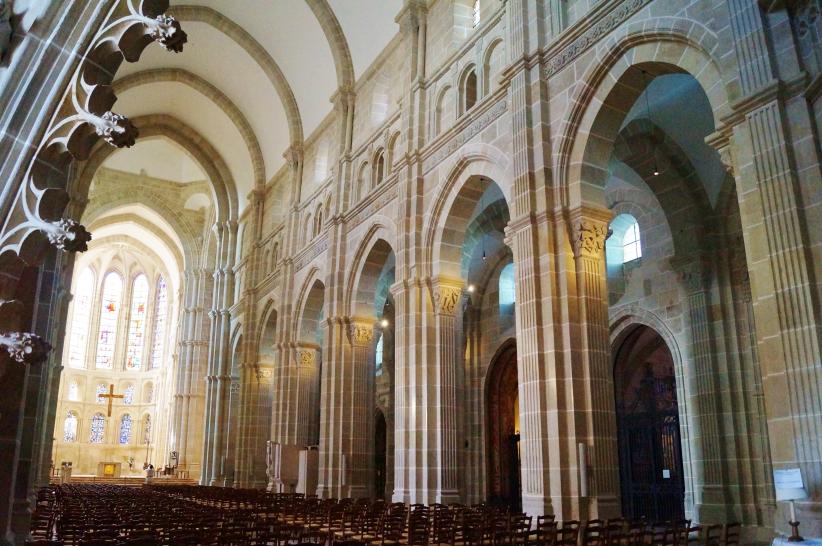 Vue intérieure cathédrale St-Lazare d'Autun