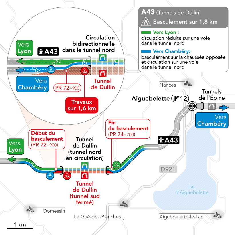 basculement vers Chambéry