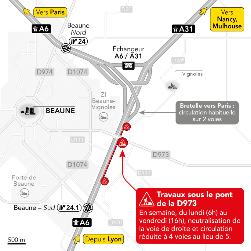 Chantier ouvrage Beaune