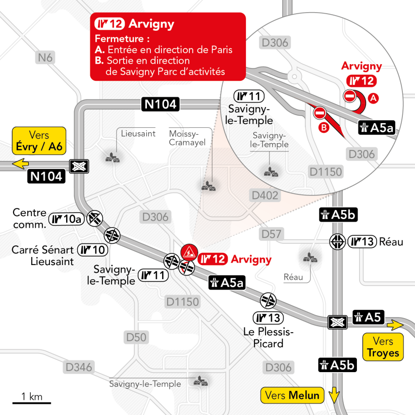 Carte de fermeture Arvigny