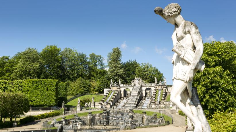 Domaine national de Saint-Cloud, la Grande Cascade en eau 