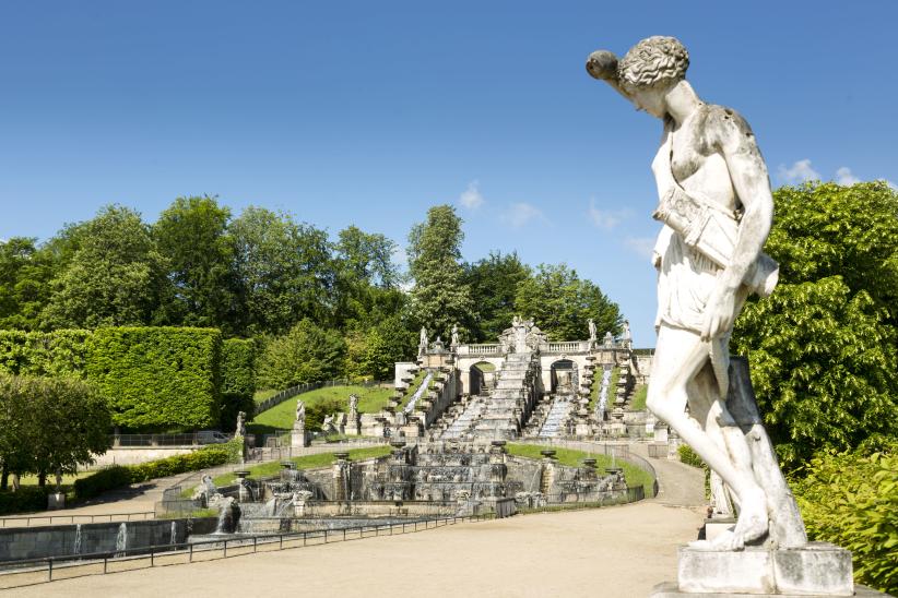 Domaine national de Saint-Cloud, la Grande Cascade en eau 