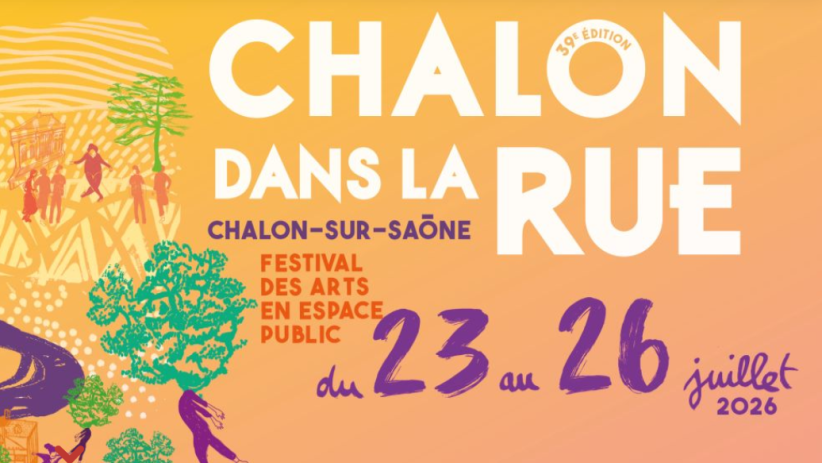 Chalon dans la rue affiche 2026 