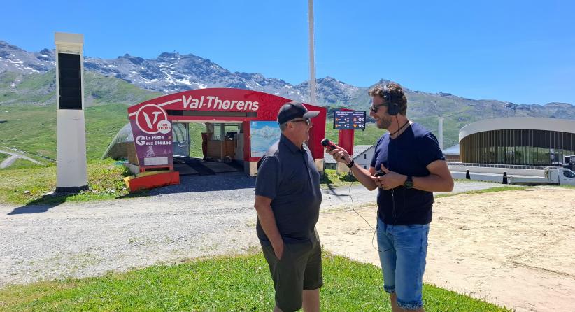 Vincent Lalanne, directeur de l'OT de Val Thorens @ Autoroute INFO