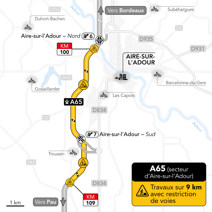 zone de restriction de voies septembre