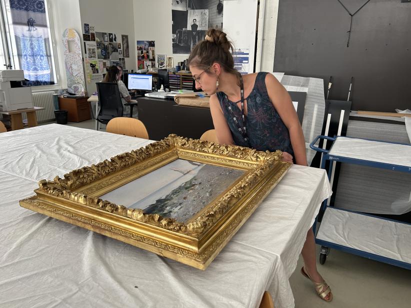 Justine Lemarchand régisseuse au musée des Beaux-Arts de Dijon