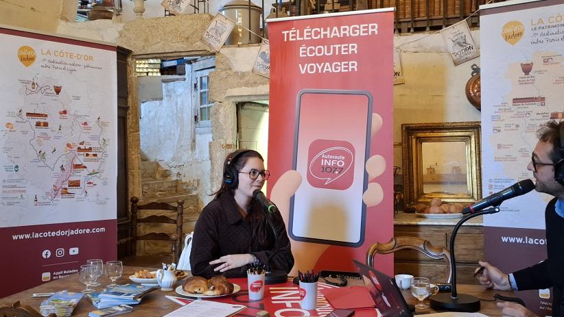 Eléa Vachta Chargée de l'accueil de l'office de tourisme du Mirebellois et du Fontenois.