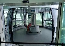 La cabine du Skyway Monte Bianco