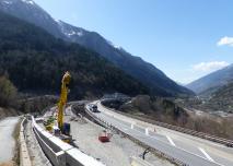 Travaux du nouveau viaduc du Charmaix