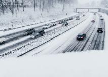 Autoroute l'hiver