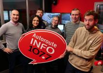 Le nouveau studio d'Autoroute INFO 