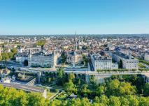 La ville de Pau accessible depuis l'A65