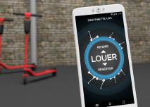 Smartphone pour louer une trottinette