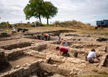 Un lieu de fouille archéologique