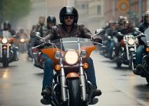 Les sorties en moto avec le club Harley Davidson de Dijon