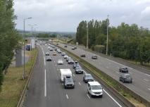A6 circulation chargée