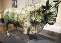 Taureau de bronze au MBAA de Besançon