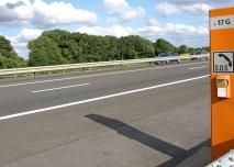 Borne SOS sur autoroute