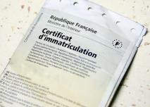 Certificat d'immatriculation