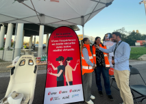 Une rencontre inédite entre patrouilleurs et conducteurs poids lourd 