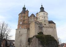 Le château de Wurtemberg, monument historique de Montbéliard. 
