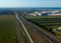 Autoroute vue du ciel