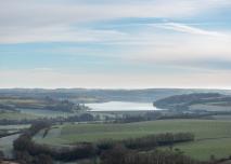 Vue sur le lac de la Liez depuis Langres